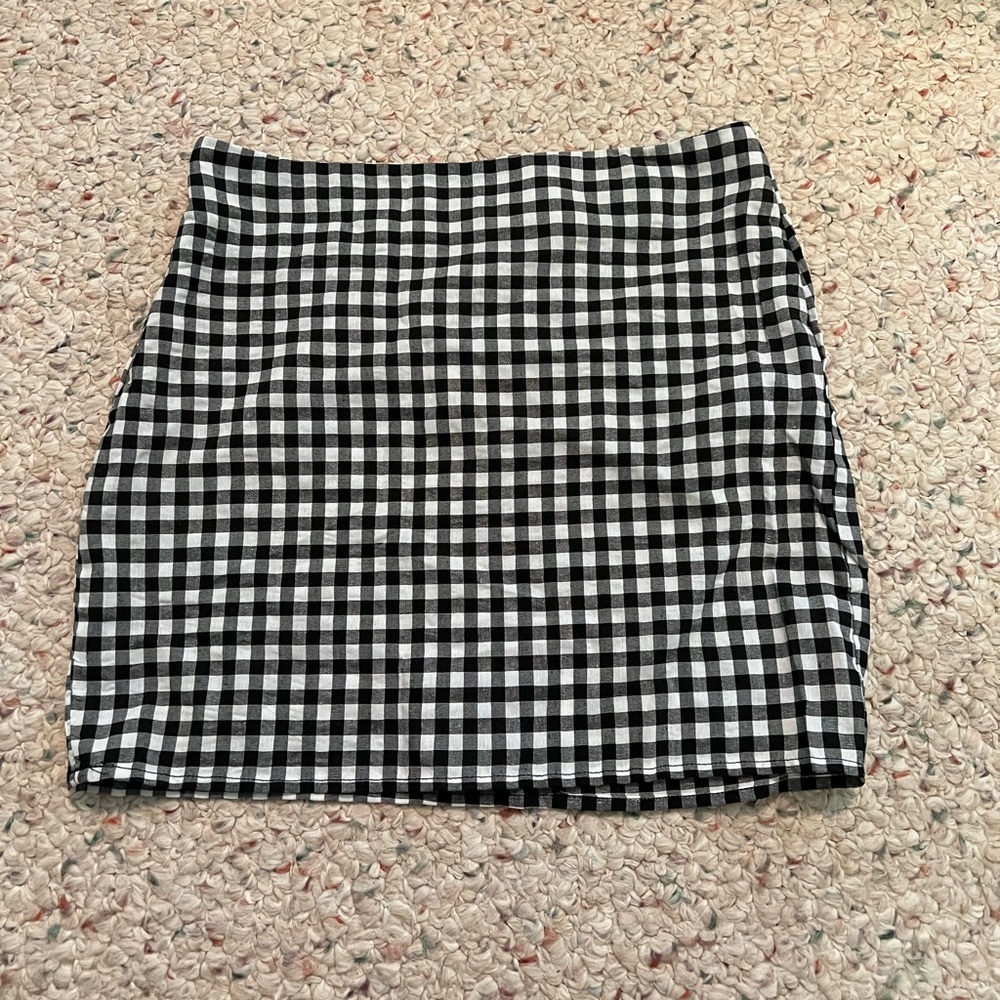 SHEIN Checkered Skirt